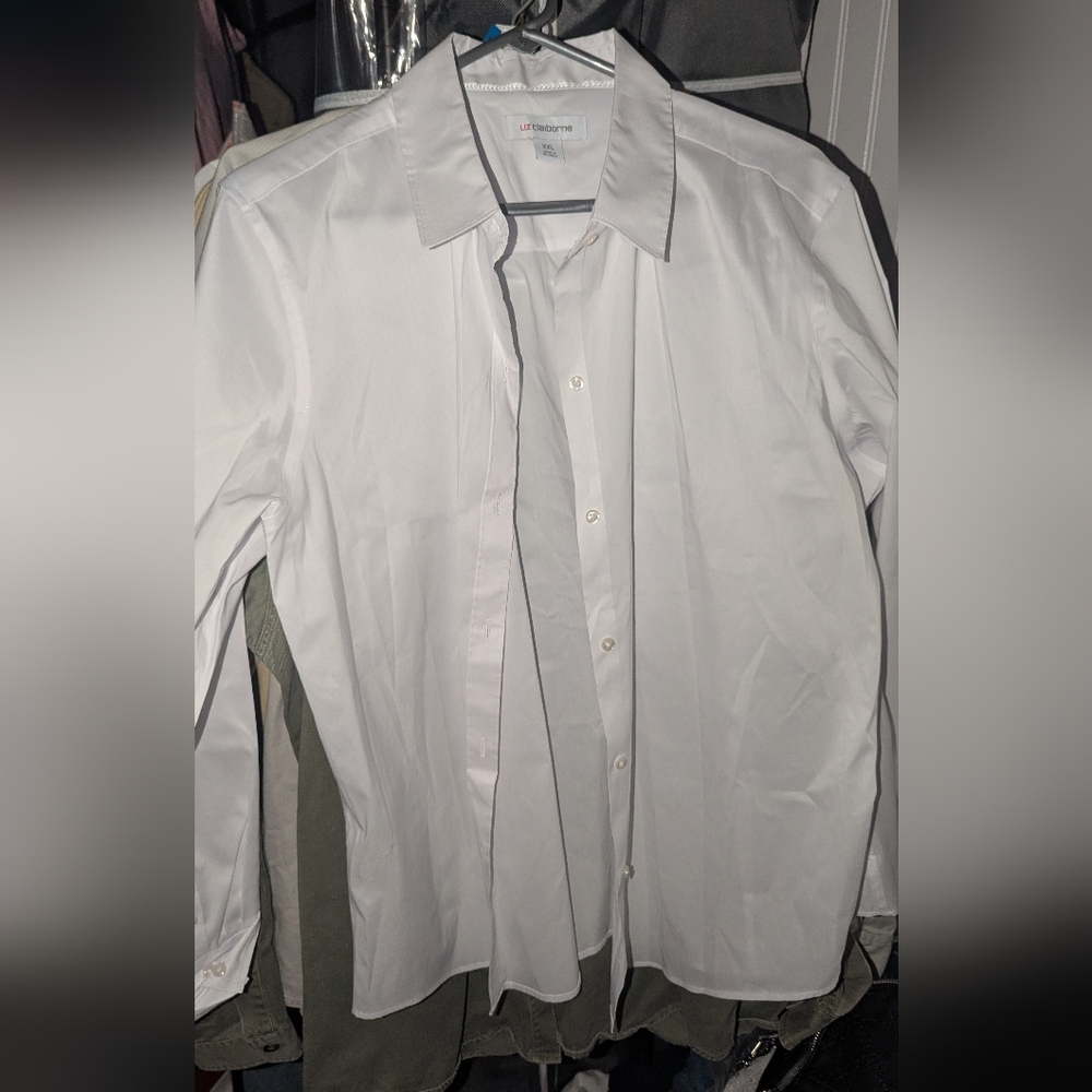 Men's Classic White Dress Shirt - Lightweight Formal Shirt